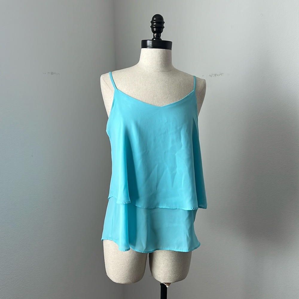 Annabella Baby Blue Tank Top